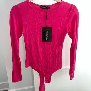 Pretty Little Thing NWT PINK BODYSUIT